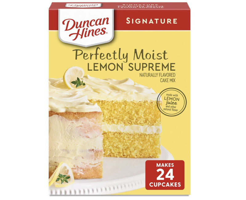Duncan Hines Signature Perfectly Moist Lemon Supreme Cake Mix