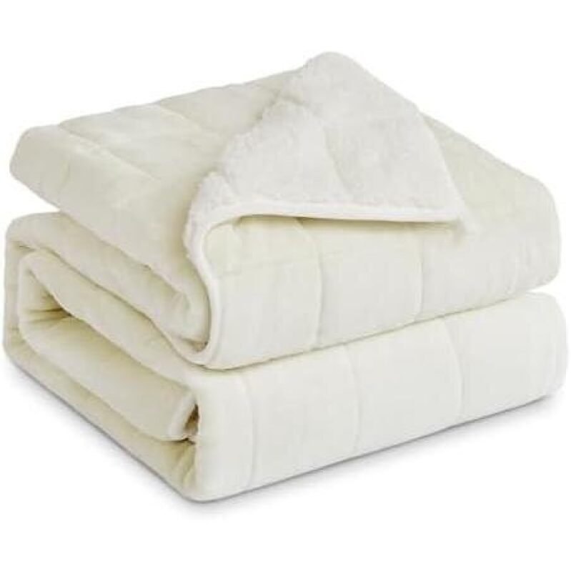 Heavyweight Double-Sided Lambswool Blanket - 15 lbs - 50% OFF