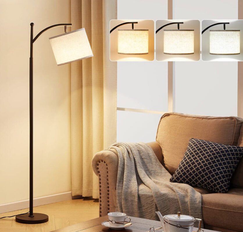 Affordable Ambimall Adjustable Floor Lamp with Prime Shipping