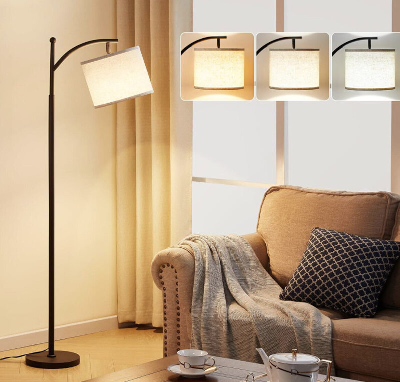 Affordable Ambimall Adjustable Floor Lamp with Prime Shipping