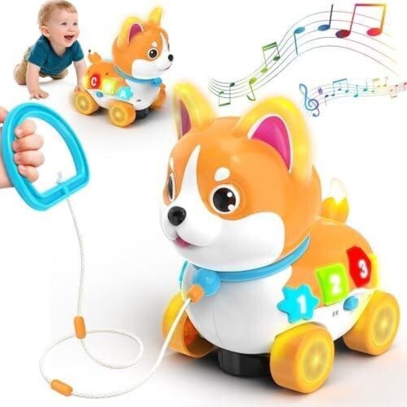 3-in-1 Musical Dog Toy: Interactive Learning & Fun for Toddlers