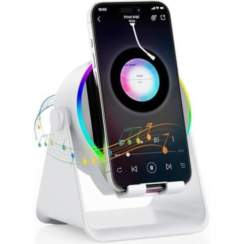 Multi-Functional Wireless Induction Speaker with Phone Stand - 52% OFF