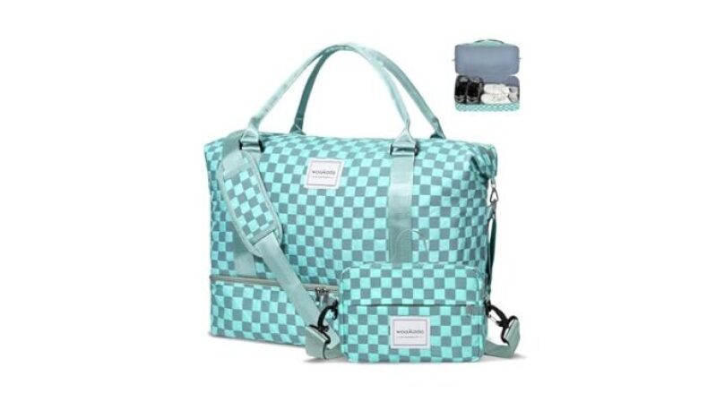Weekender Bags with Shoes Compartment - 2 Pack