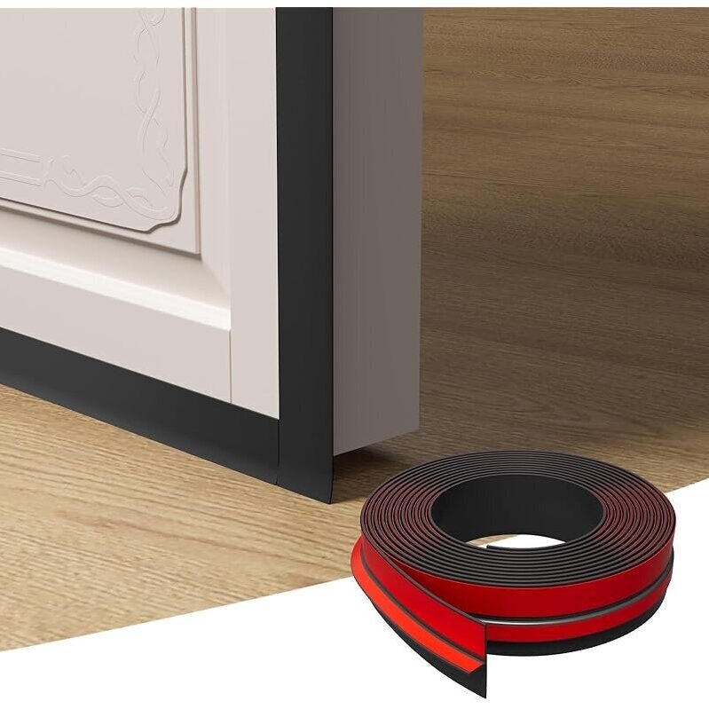 Elvone T-Shaped 1.97-in x 40ft Silicone Seal Strip - Perfect for Doors and Windows