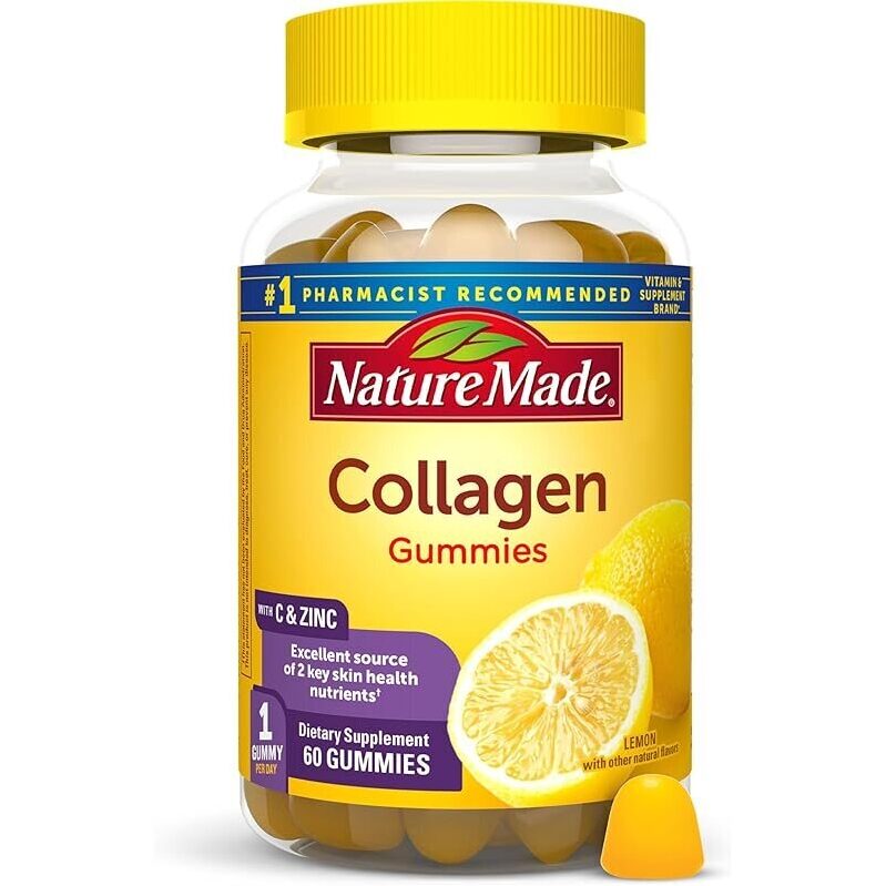 60-Count Nature Made Collagen Gummies - Skin Health Supplement
