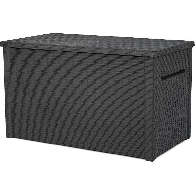 Keter Java XXL 230 Gallon Resin Rattan Outdoor Storage Deck Box - Premium Outdoor Storage Solution