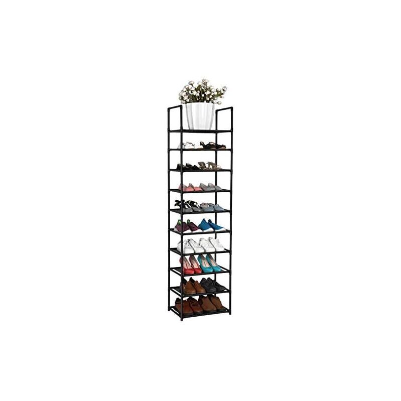Maximize Your Shoe Storage with Fiducial Home's 10-Tier Shoe Rack
