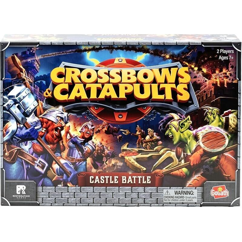 Goliath Crossbows & Catapults Castle Battle Game - Ultimate Strategy Tabletop Fun