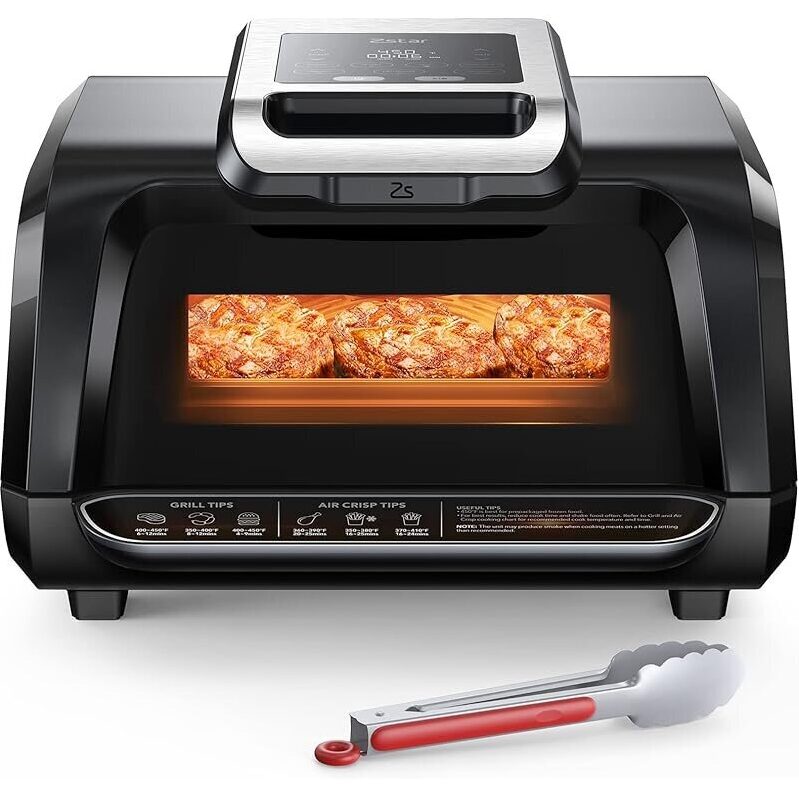 Fast and Efficient 1750W Indoor Grill Air Fryer Combo