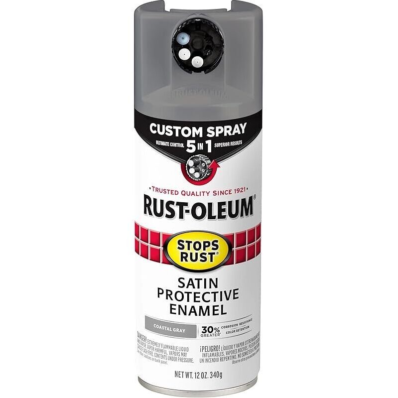 Premium 5-in-1 Rust-Oleum Custom Spray Paint for Superior Corrosion Protection