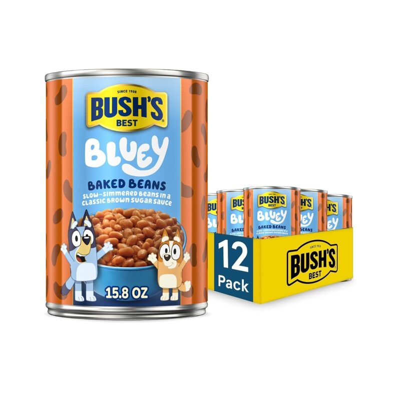12-Pack Bush's Best Bluey Baked Beans - Original Flavor