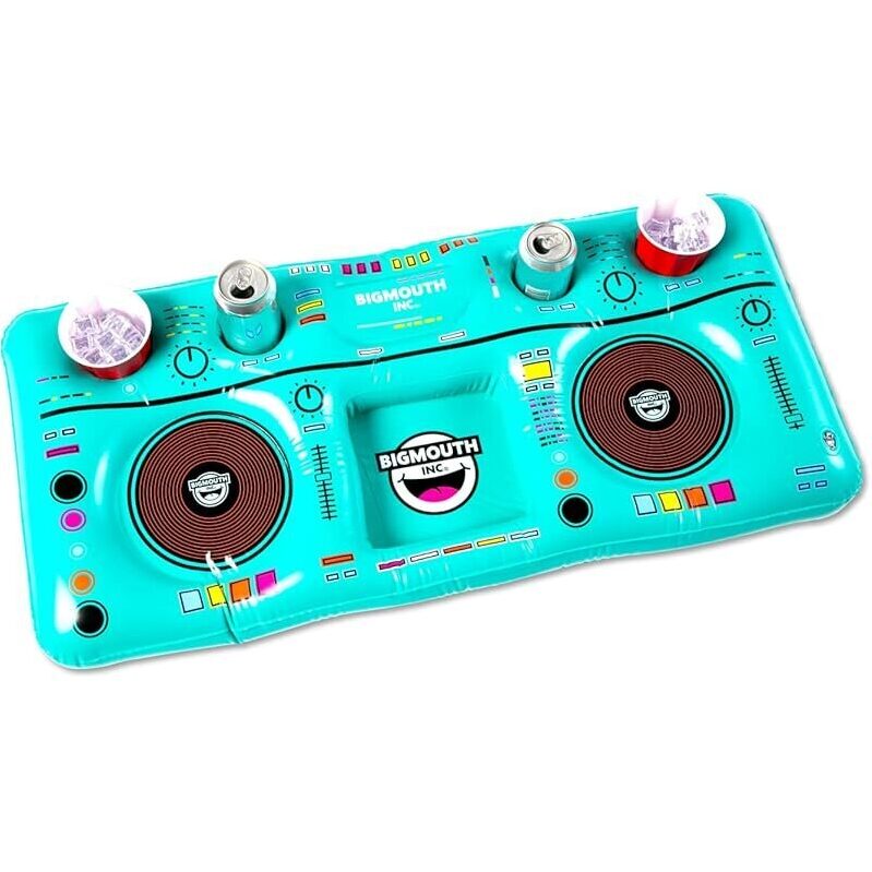 BigMouth Inflatable DJ Table Drink Holder - Pool Party Essentials