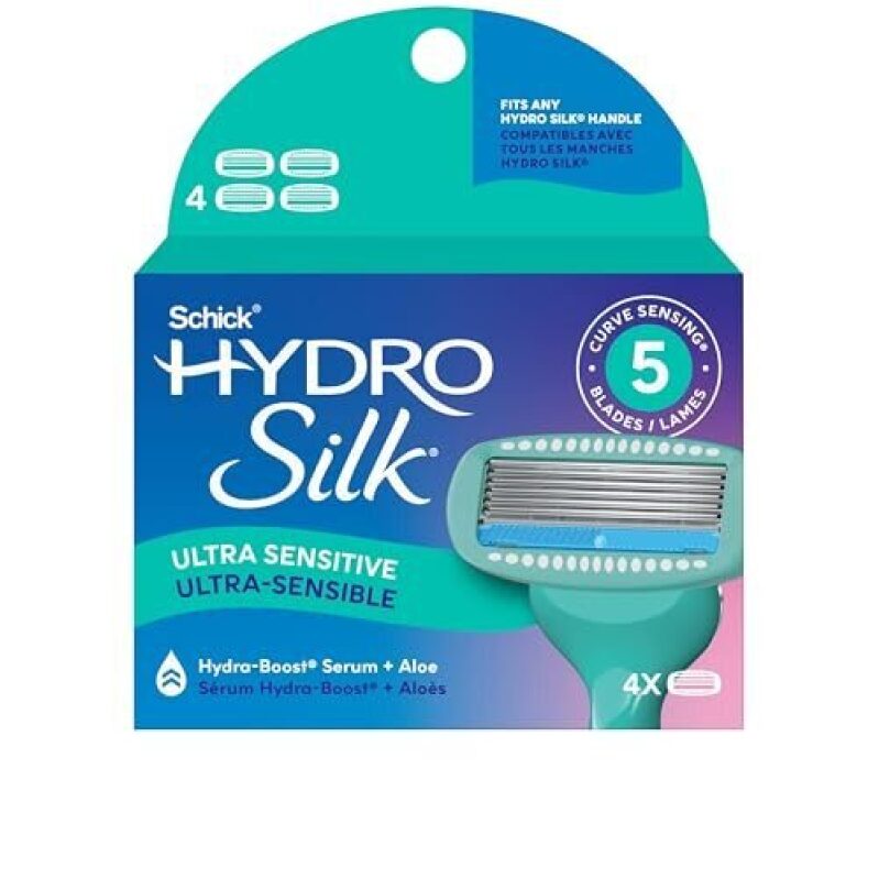 Schick Hydro Silk Sensitive Women's Razor Blade Refills - 4 Count