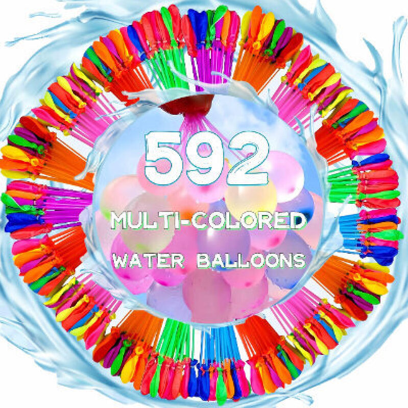 592 Multi-Colored Water Balloons - Perfect for Summer Fun