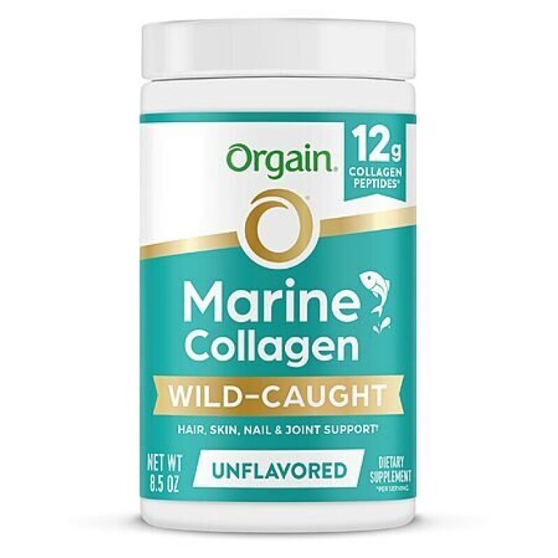 Orgain Marine Collagen Peptides Powder - Unflavored - Hair, Skin, Nail & Joint Support