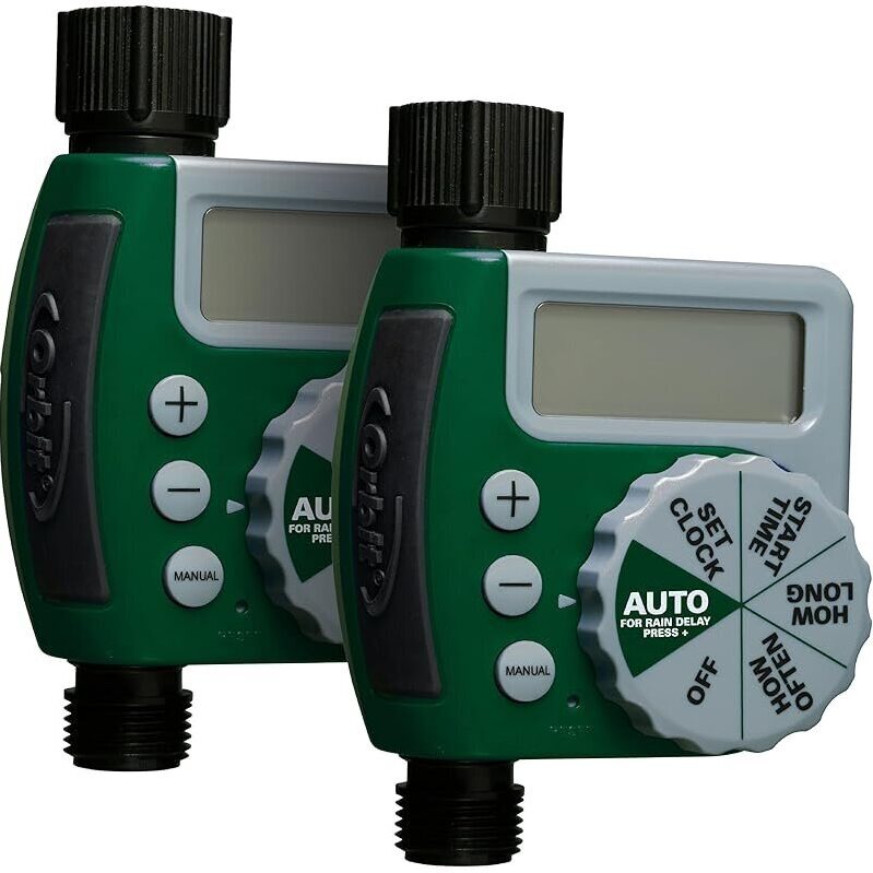 Orbit 2-Pack Digital Hose Watering Timer - Efficient Garden Care