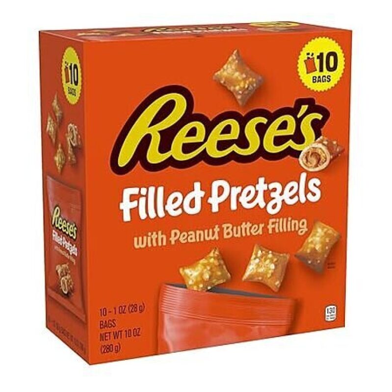 10-Oz Reese's Filled Pretzels (Peanut-Butter) - Ultimate Snack Value