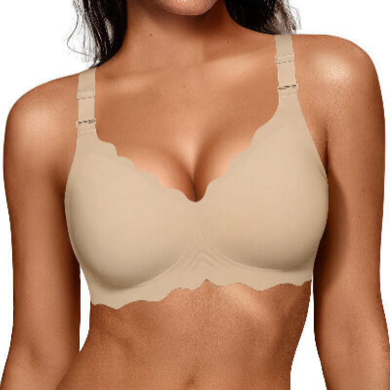 OEAK Women's Wire-Free Bras 6-Pack