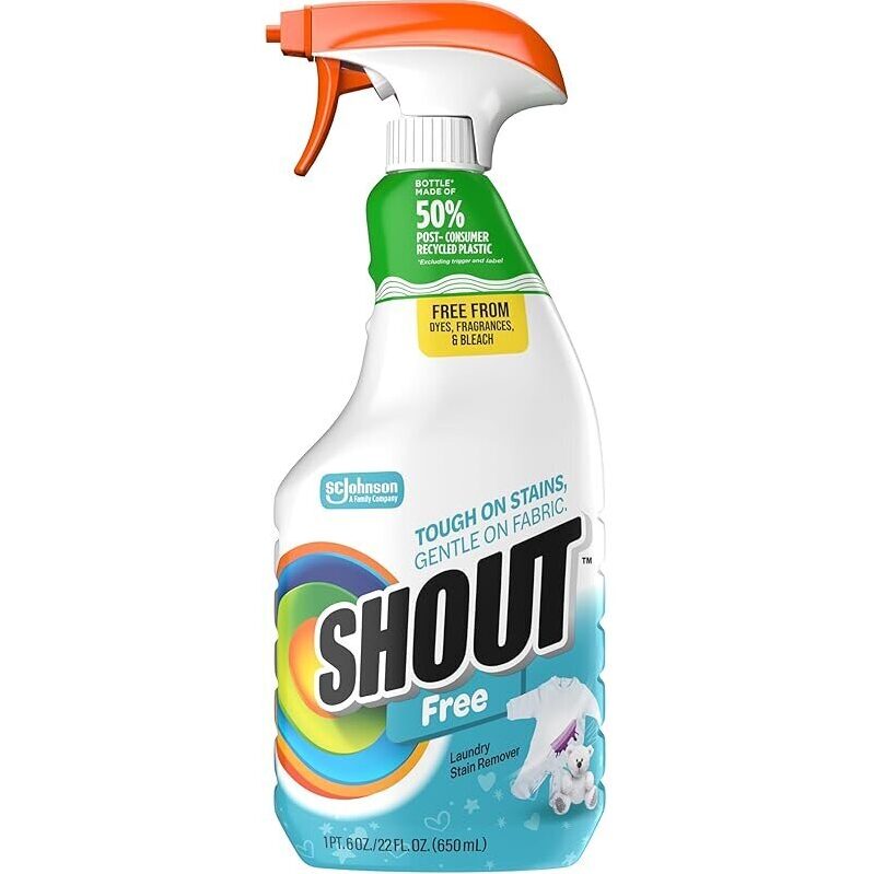 Shout Free Laundry Stain Remover Spray - 22oz