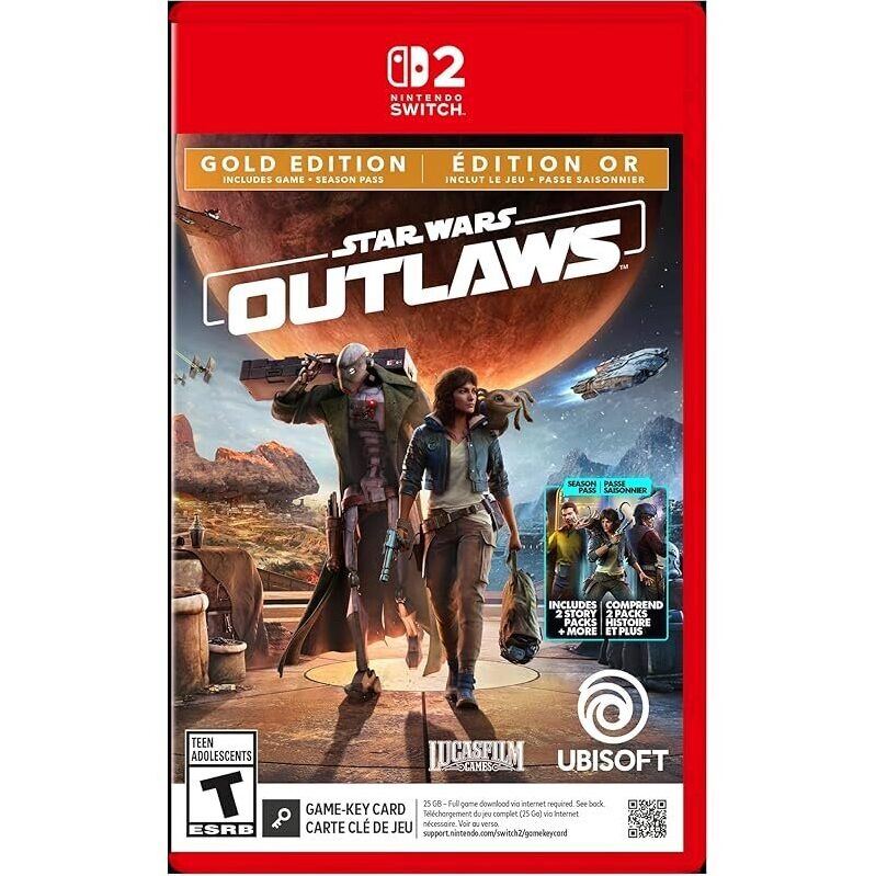 Star Wars Outlaws Gold Edition for Nintendo Switch 2 - Premium Game Package