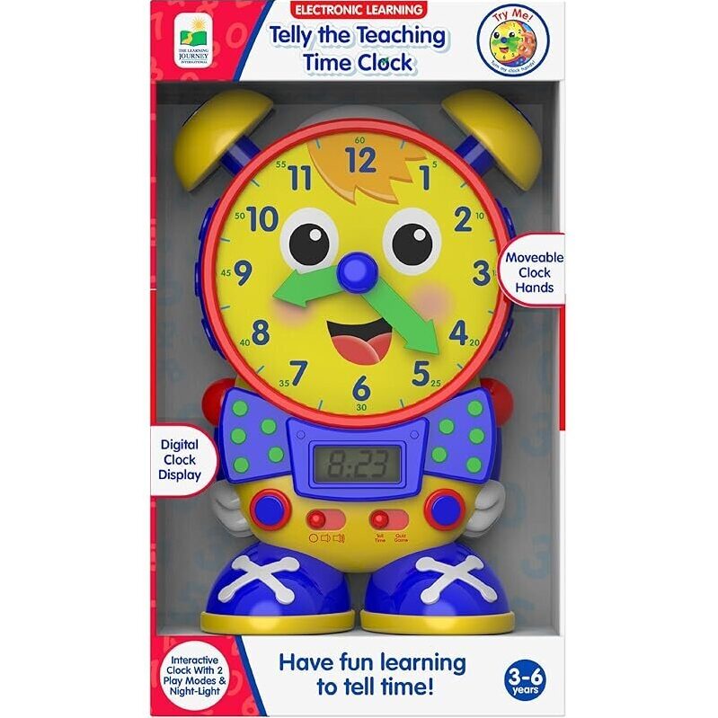 Interactive Telly the Teaching Time Clock for Kids