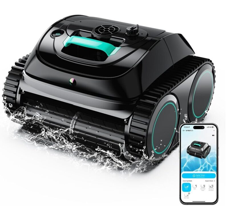 WYBOT C1 2026 Upgrade Pool Cleaner - 4-in-1 Wireless Robot