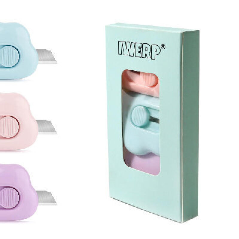 IWERP Retractable Utility Knives, 3-Pack: Compact, Safe, and Efficient