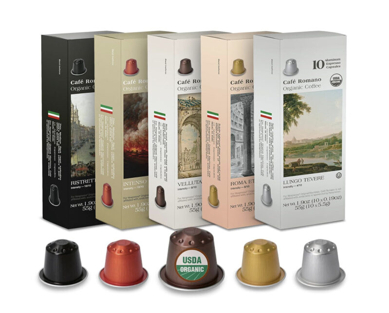 Affordable USDA Organic Coffee Capsules for Nespresso - 100 Count
