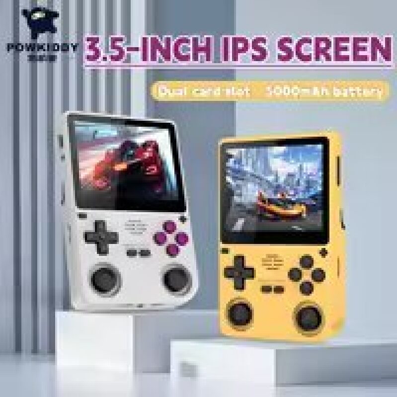 Powerful POWKIDDY V20 Retro Handheld Game Console with IPS Screen and Long Battery Life
