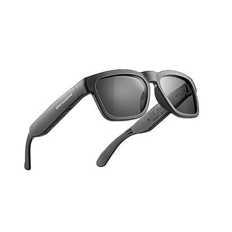 OhO sunshine Smart Bluetooth Audio Polarized Sunglasses - Black