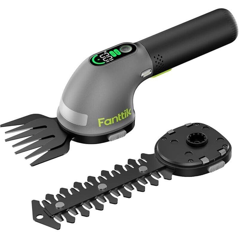 Powerful Fanttik Z10 Pro Cordless Hedge Trimmer with USB-C Battery