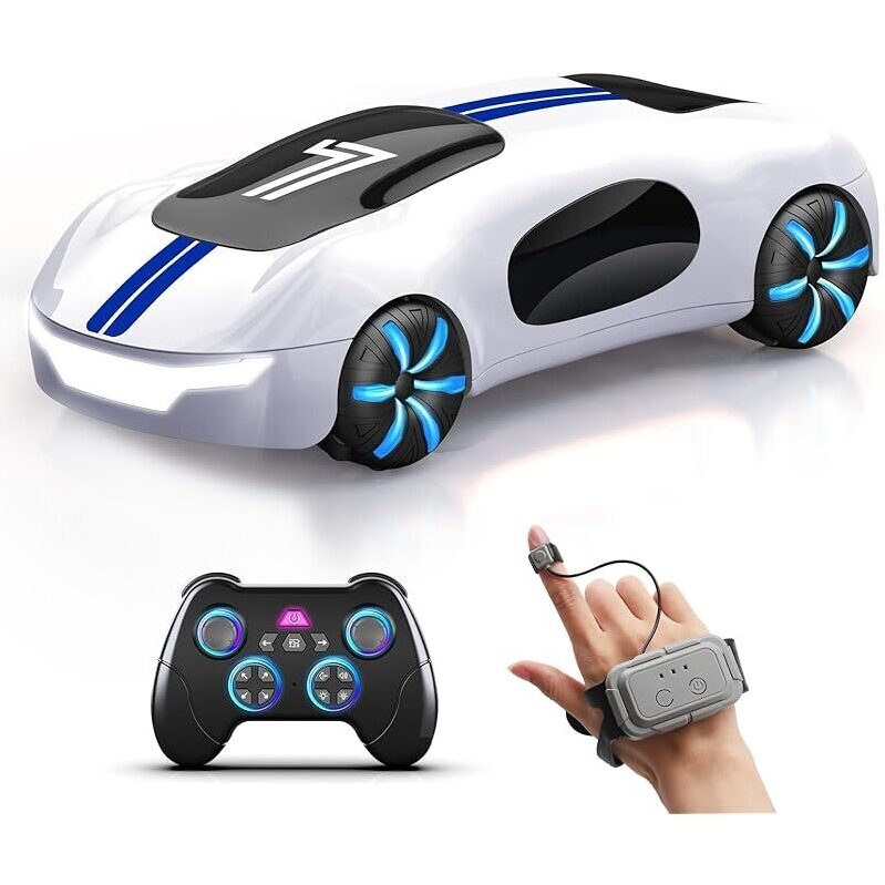 Gesture Sensing Remote Control RC Stunt Car with Light