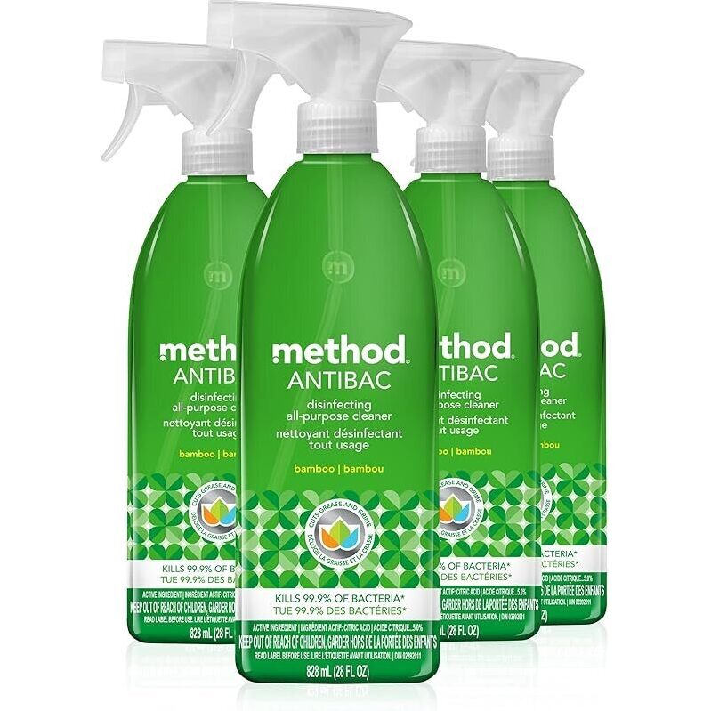 Method Antibacterial All-Purpose Cleaner Spray - 4 Pack