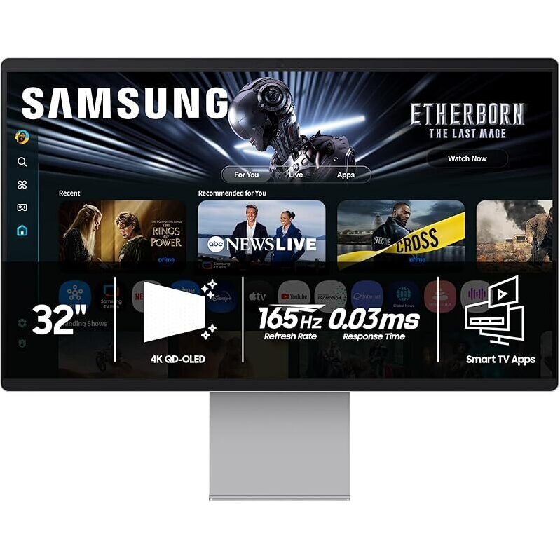 Samsung M9 M90SF 32-inch Smart Monitor - Unmatched Depth and Clarity
