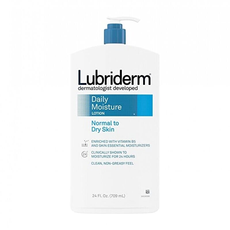 Lubriderm Daily Moisture Hydrating Body and Hand Lotion - Long-Lasting Hydration