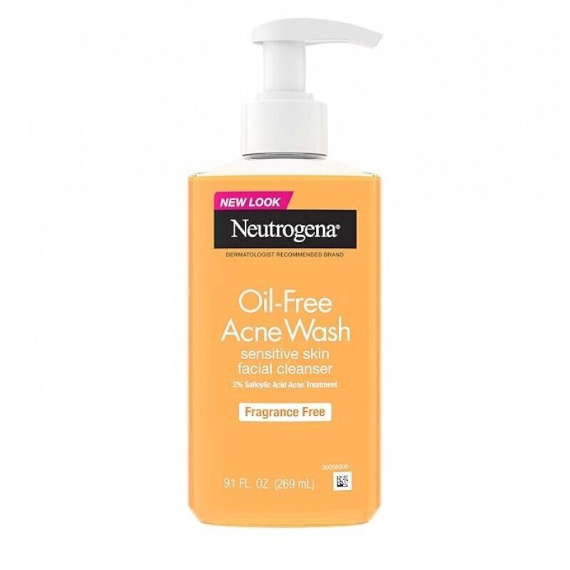 Neutrogena Oil-Free Acne Face Wash - Effective Acne Treatment