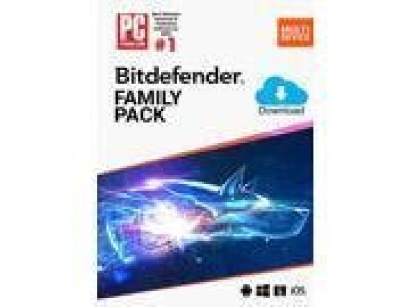 Bitdefender Family Pack Total Security 2026 for 15 Devices - 1 Year