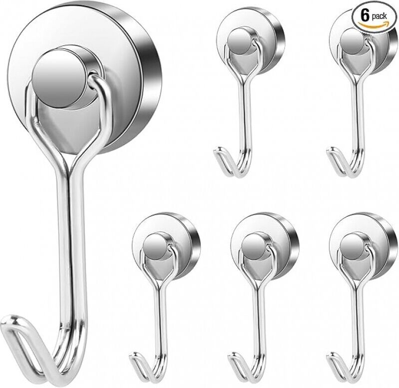 LOVIMAG 40lbs+ Magnetic Hooks - Premium Quality, Versatile, Durable