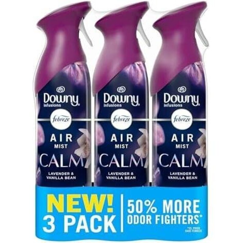 Downy Air Mist Calm Lavender & Vanilla Bean 3-Pack - 30% Off