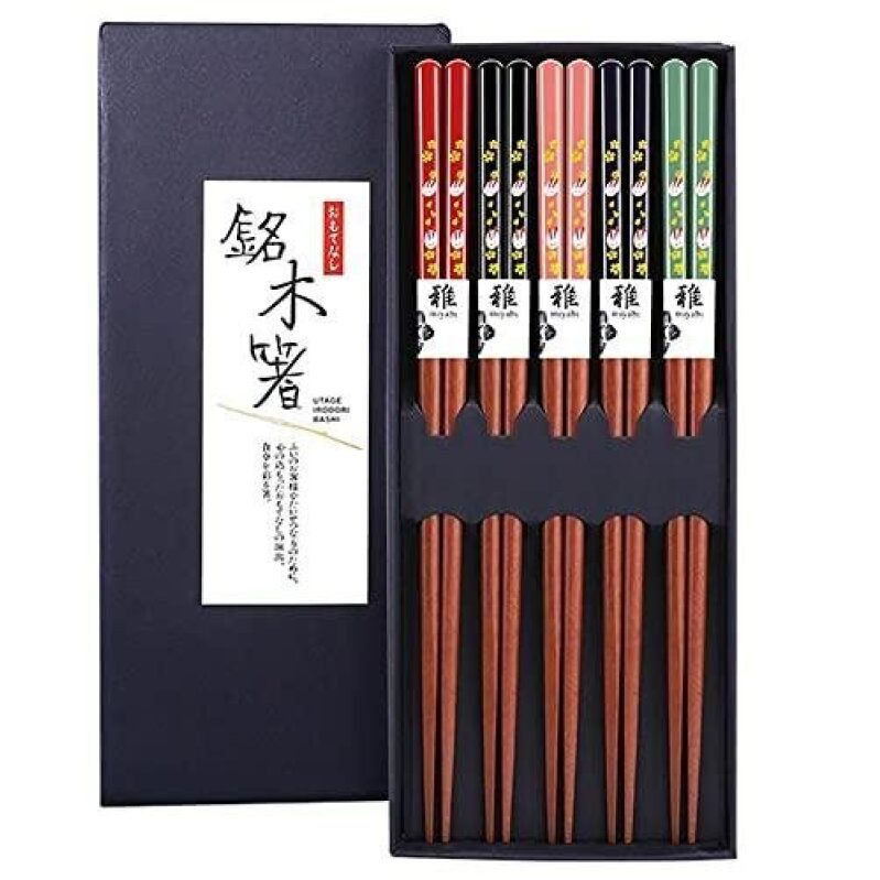 Elegant Reusable Wooden Chopsticks - 50% Discounted