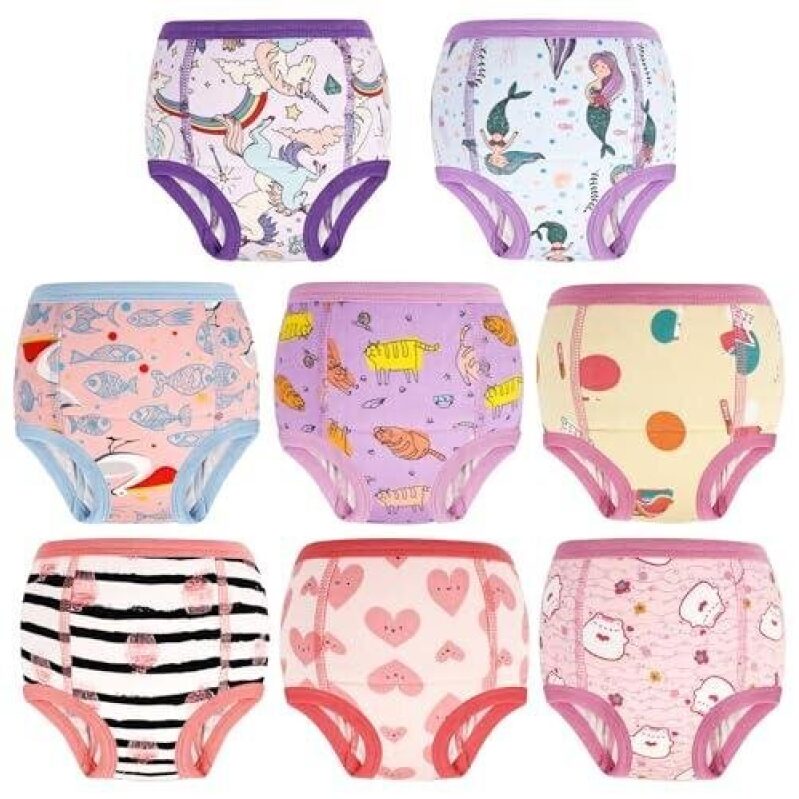 Affordable 8-Pack Baby Training Pants - Cotton Softness