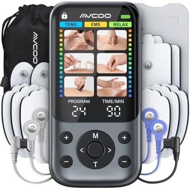 AVCOO TENS Unit - Triple Therapy Relief Device with 50% Discount