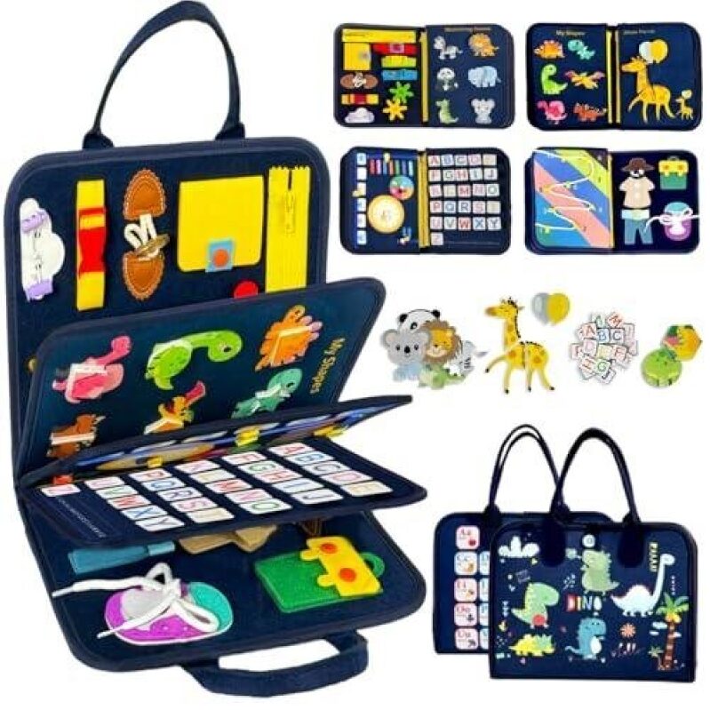 Mong's Busy Board Educational Toy for Toddlers - 62% OFF