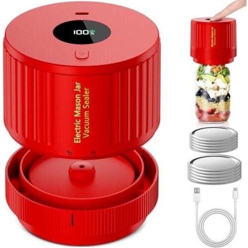 Electric Mason Jar Vacuum Sealer - 61% Off Deal
