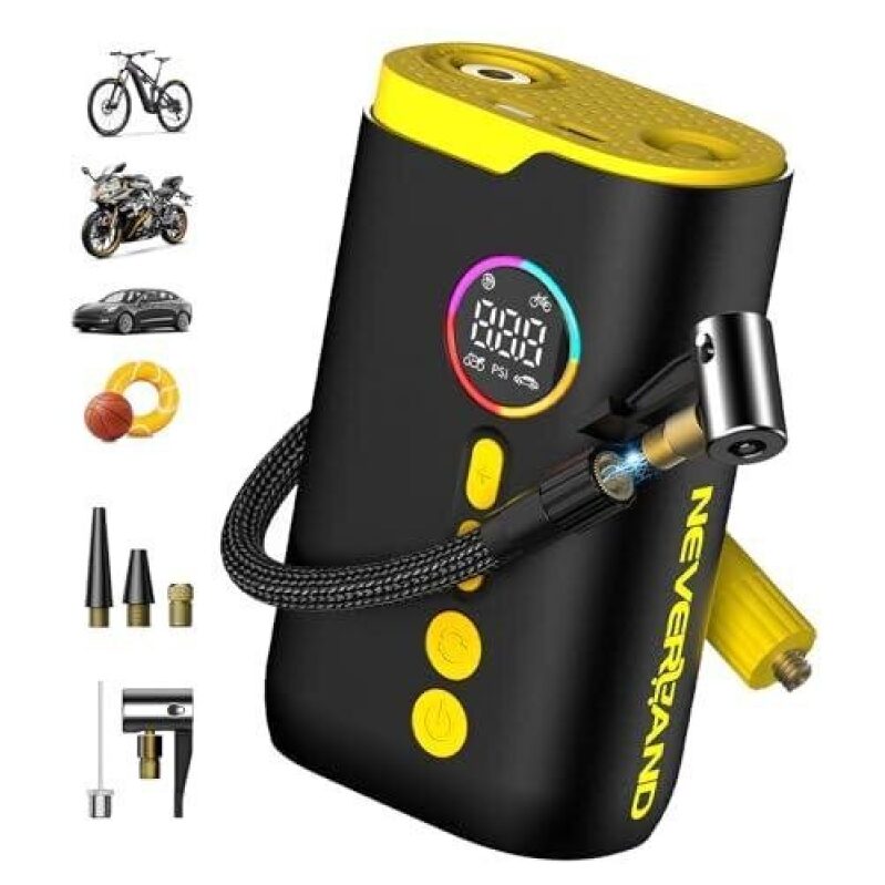 NEVERLAND 150PSI Wireless Car Air Pump - 50% Discount
