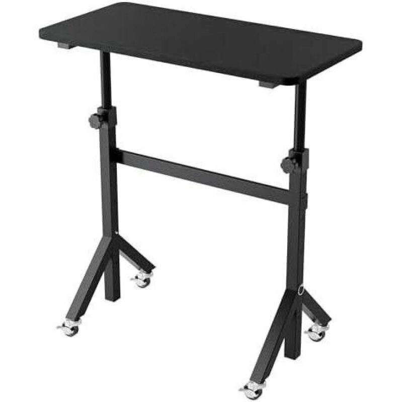 Adjustable Rolling Office Desk with 40% Discount - Perfect for Home and Office