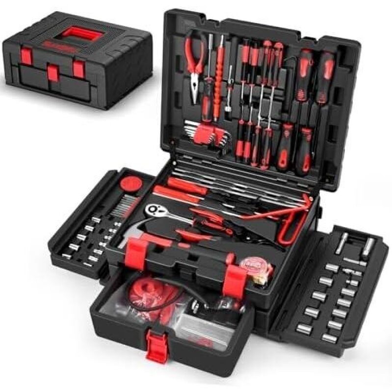 132-Piece Tool Kit for Home and Car Repair - 40% Off
