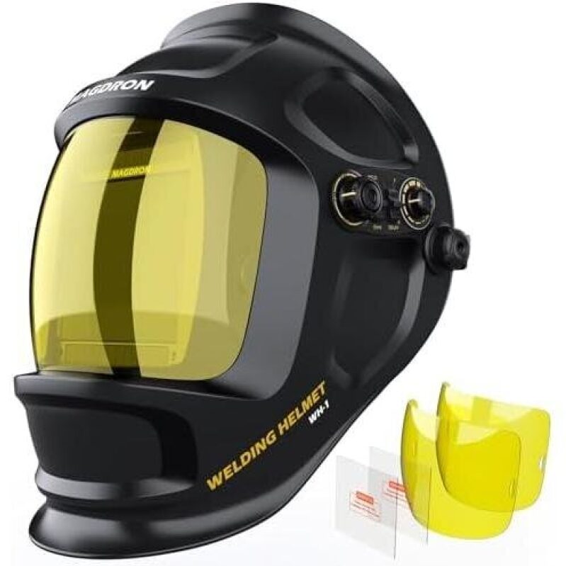 Auto Darkening Welding Helmet with Large View - 60% OFF