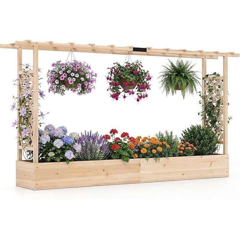 Maximize Your Garden Space with Giantex Wooden Raised Bed