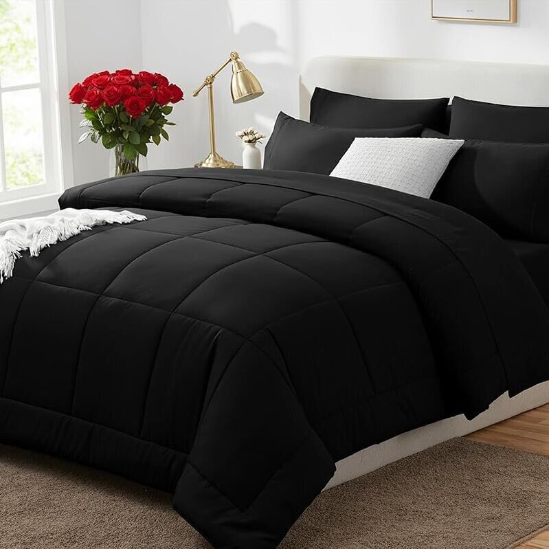 CozyLux Queen Comforter Set: Ultimate Year-Round Comfort in a Bag